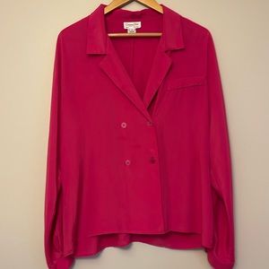 Christian Dior Chemises - Vintage Pink Button Up Blouse